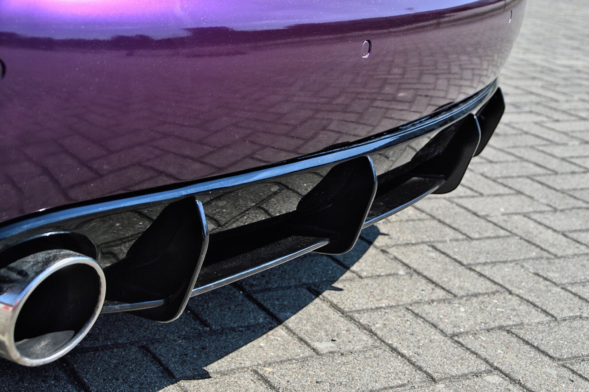 Heckansatz für Audi A4 B8 Avant Bj. 2007-2011 in Race Track Optik