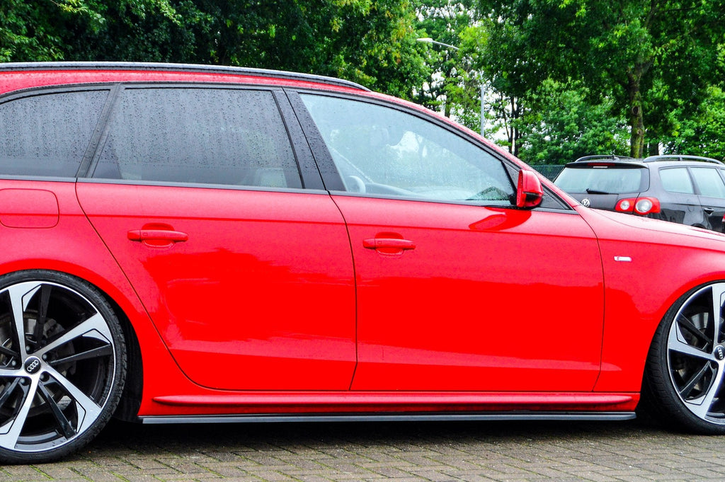 CUP Seitenschweller für Audi A4 B8 S-Line + S4 B8 Facelift Bj. 2011-2015