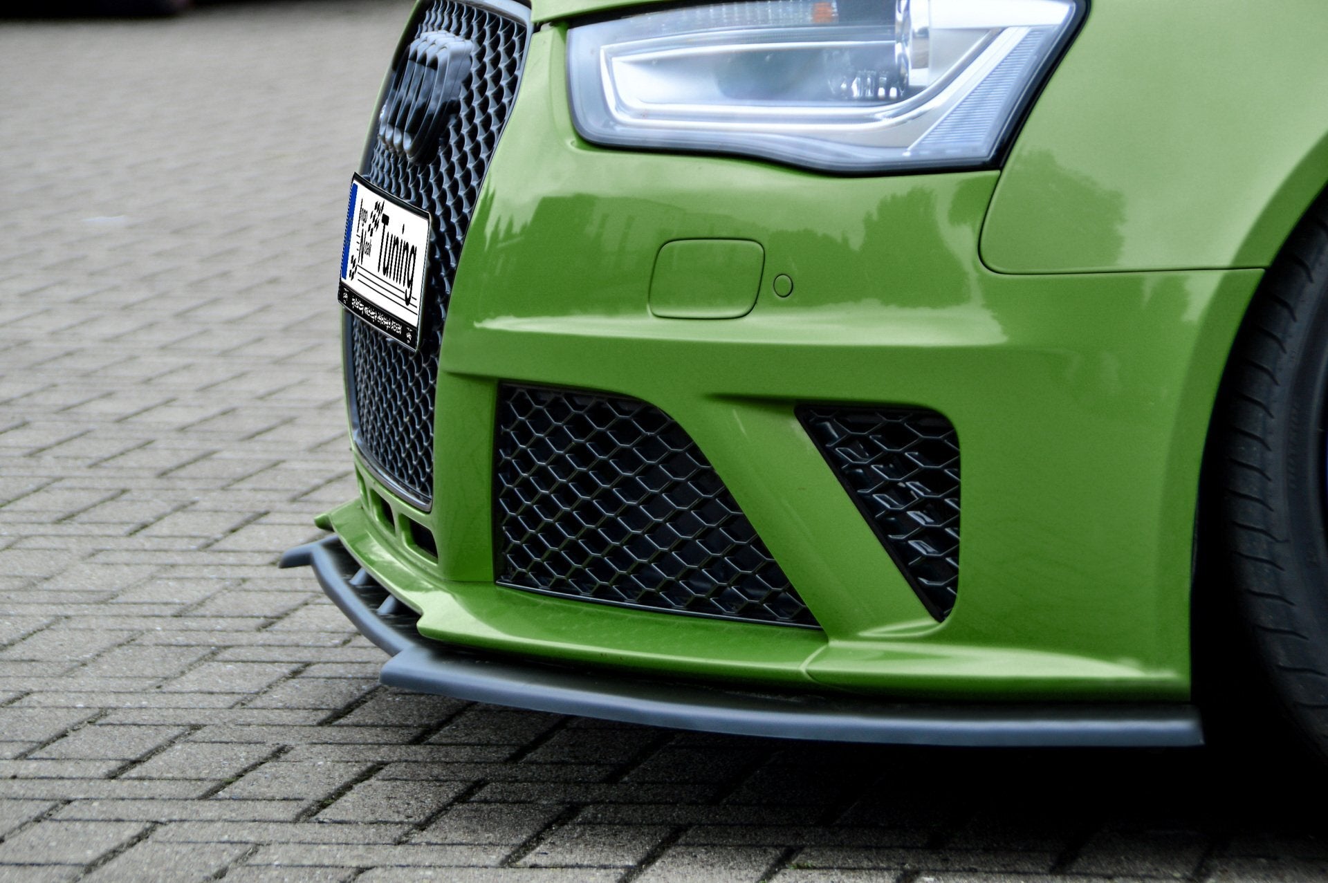Cup Frontspoilerlippe für Audi RS4 B8 Bj. 2012-2015