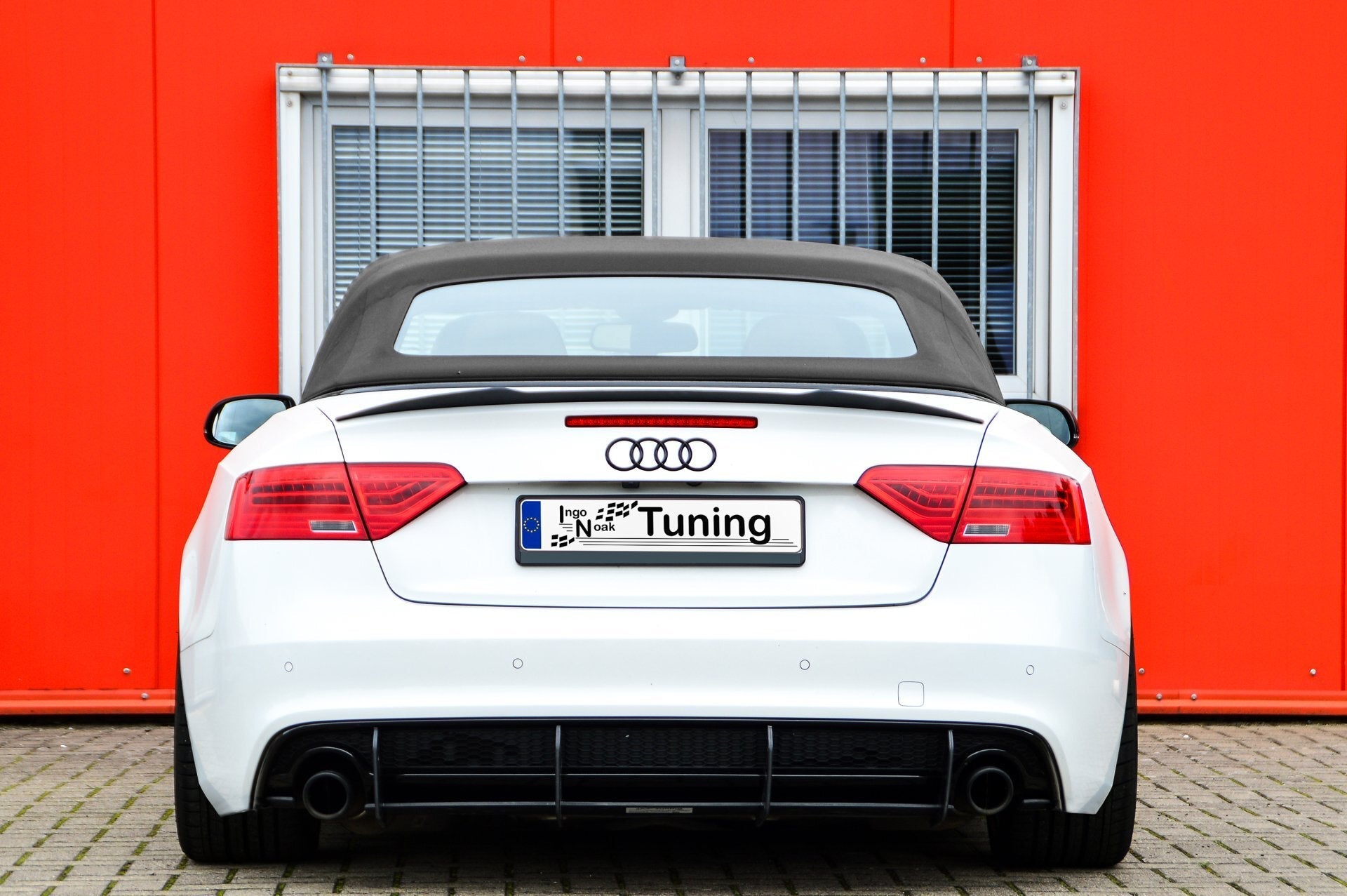 Gesfräster Heckansatz für Audi A5 B8 Facelift mit S-Line Diffusor