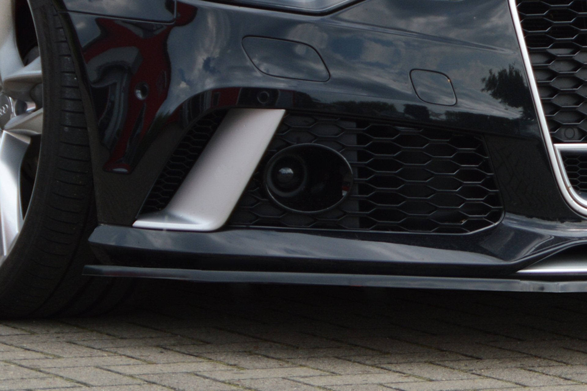 Cup Frontspoilerlippe für Audi RS6 4G C7 ab Bj. 2013 -