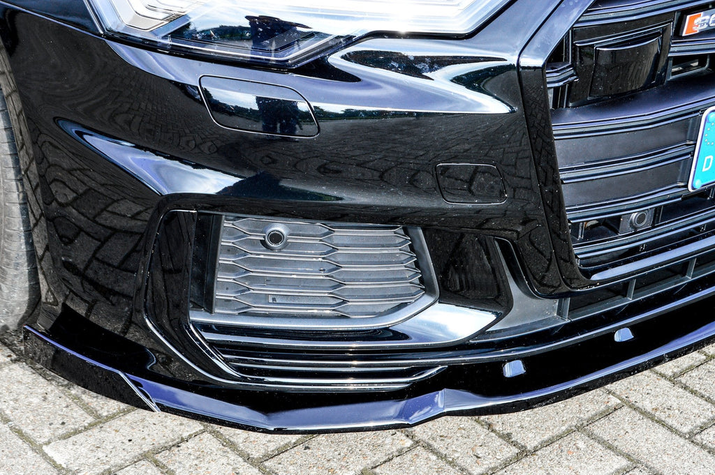 Cup Frontspoilerlippe mit Wing für Audi A6 S-Line + S6 4K C8 ab Bj. 2018-
