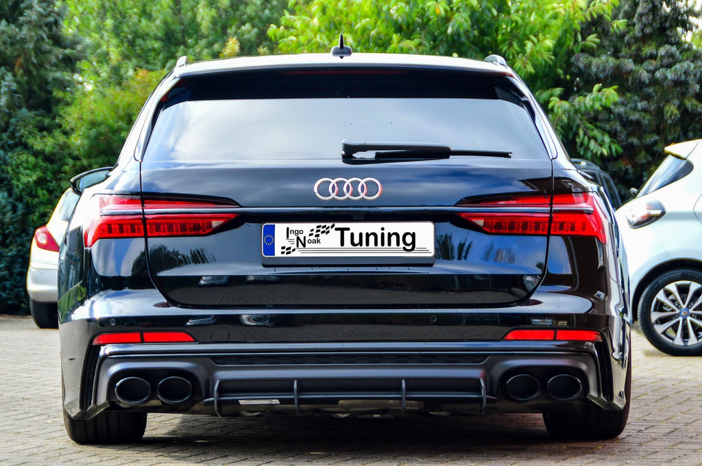 Gefräster Heckansatz für Audi S6 8C 4K