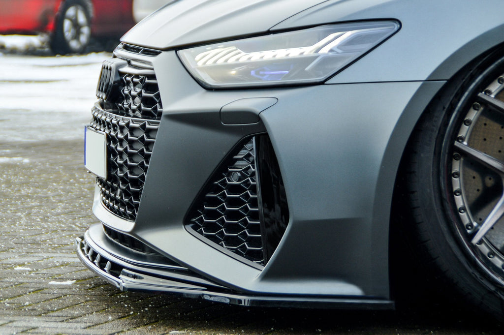 Cup Frontspoilerlippe für Audi RS6 C8 ab Bj. 2019-