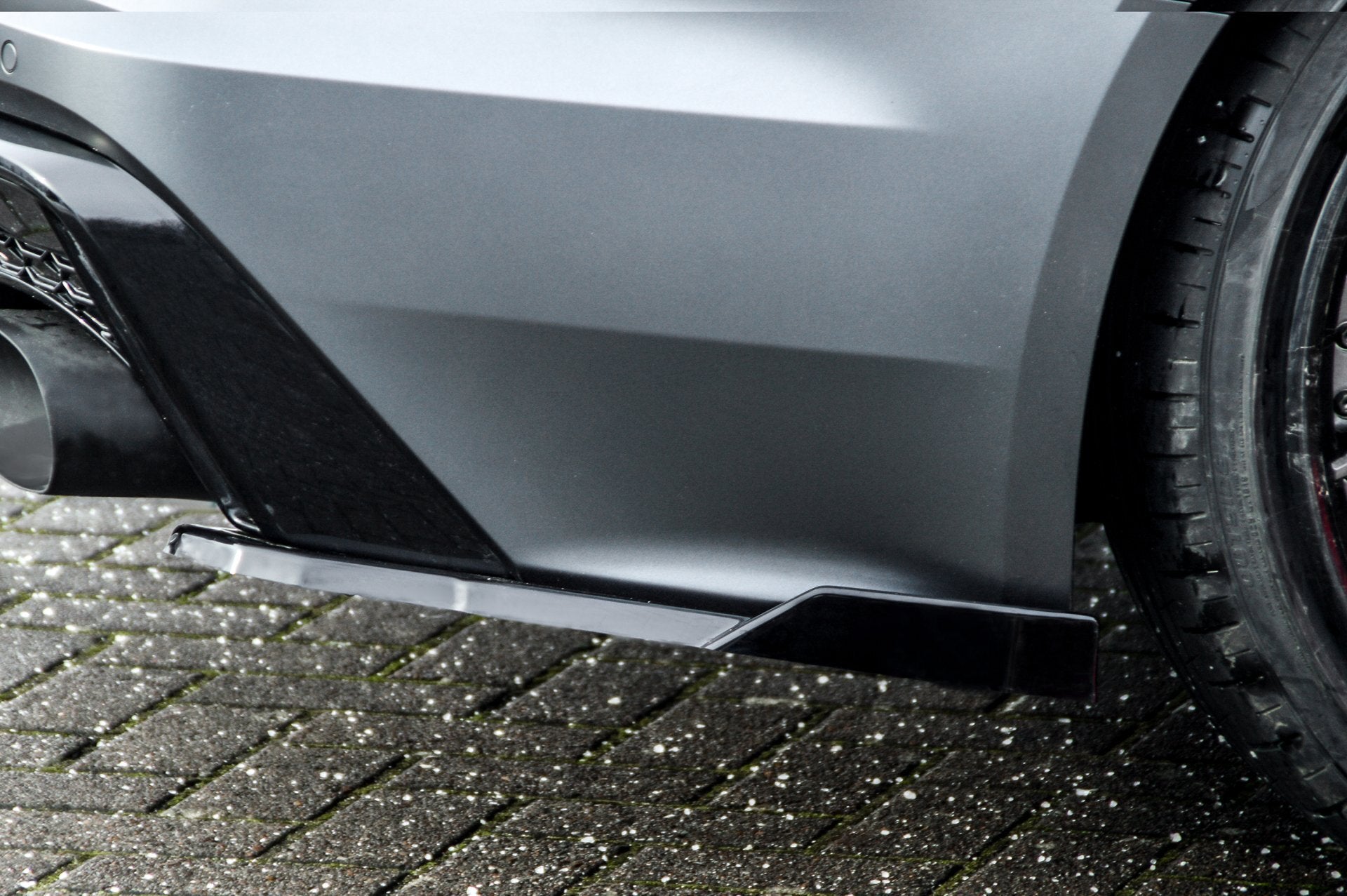 Heckansatz Seitenteile mit Wing für Audi RS6 8C 4K