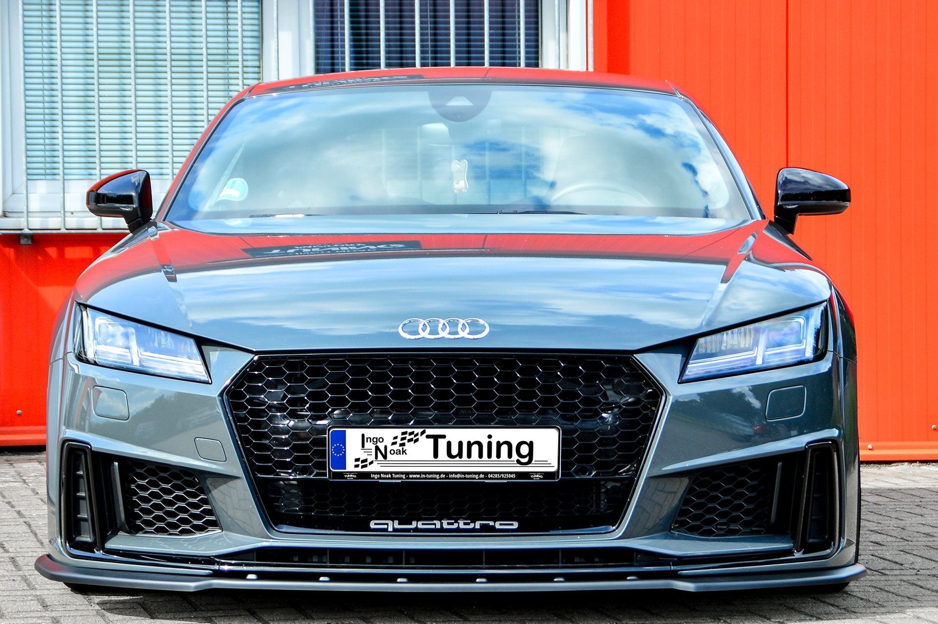 Spoilerschwert Frontspoiler aus ABS für Audi TT+TTS 8S S-Line Facelift