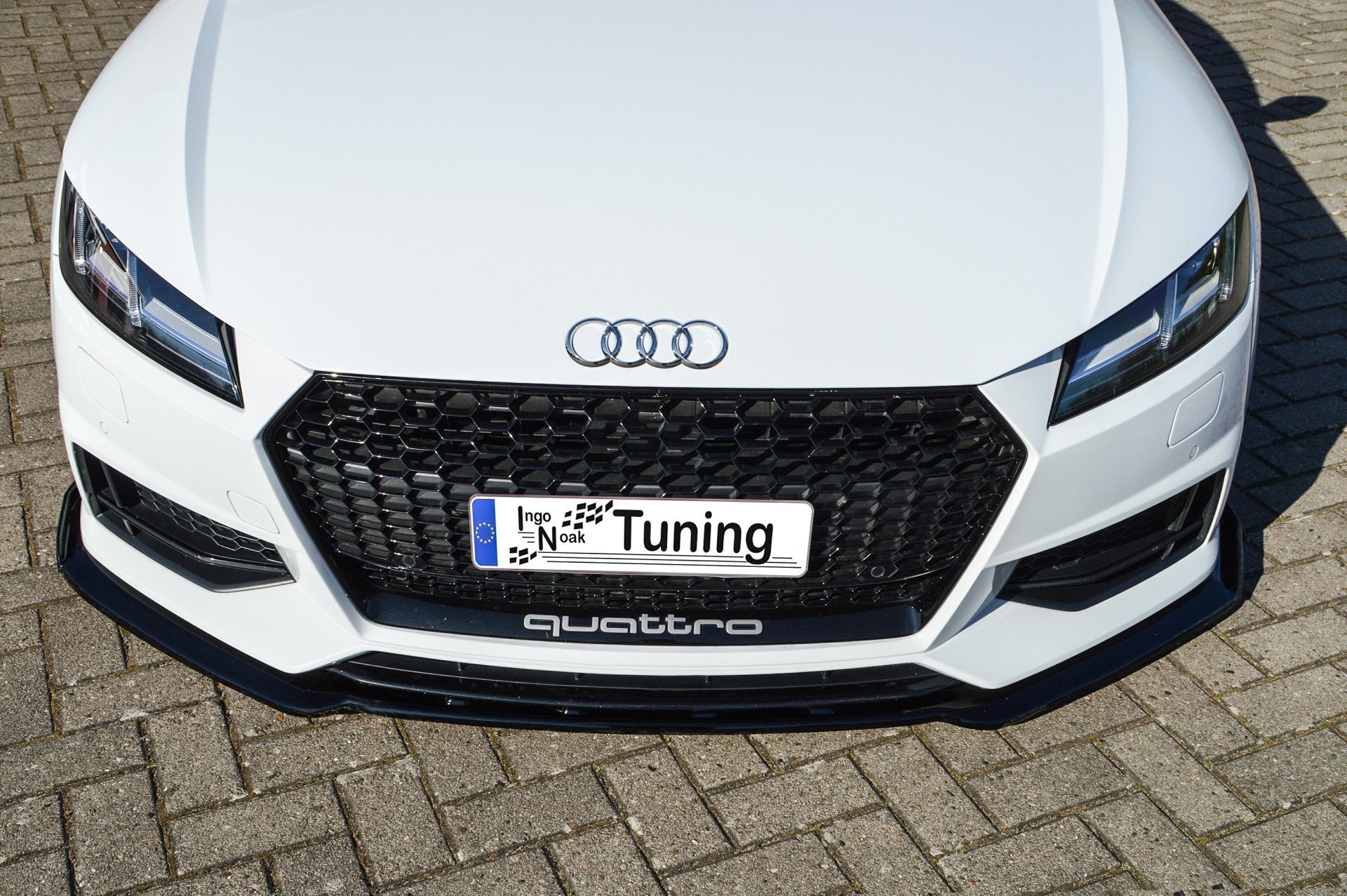 Spoilerschwert Frontspoiler Cuplippe mit Wing aus ABS für Audi TT+TTS 8S S-Line