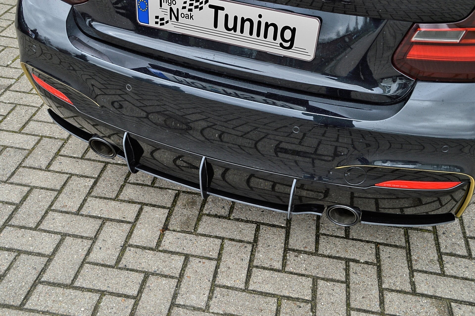 Gefräßter Heckansatz für BMW 2er F22/F23, M235i Bj.: 2013-2016