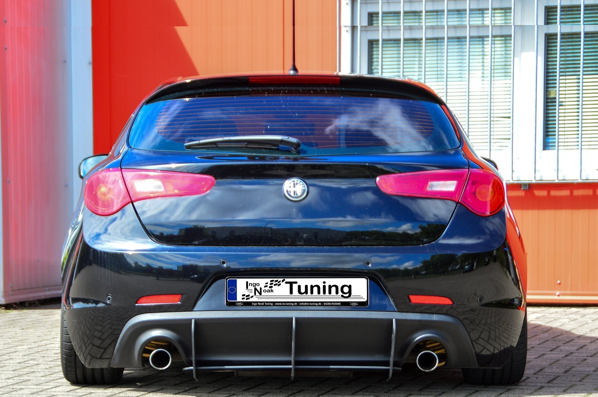 Gefräster Heckansatz aus ABS für Alfa Romeo Giulietta 940