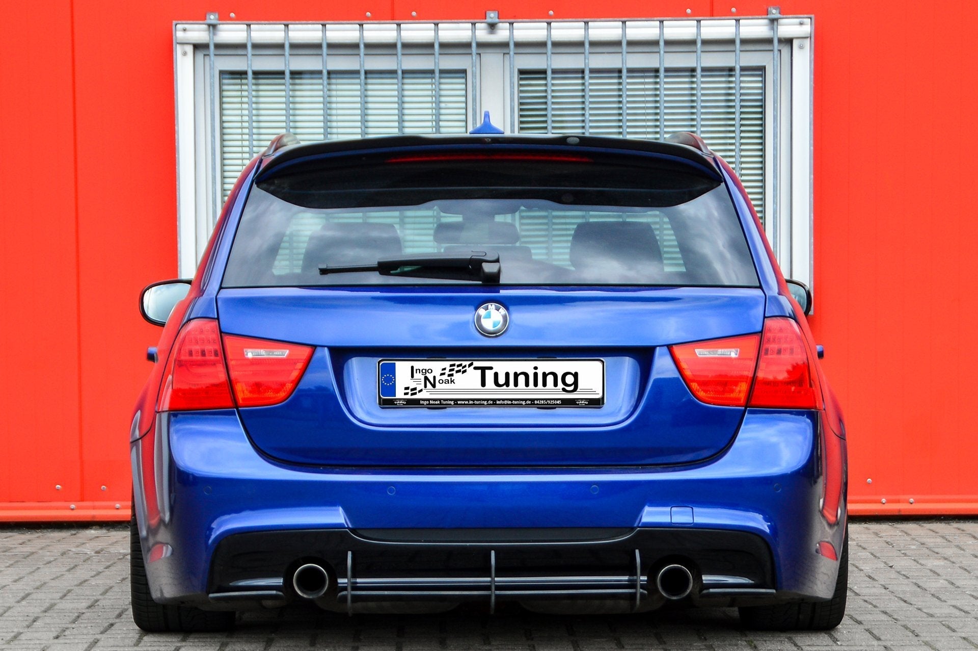 Gefräster Heckansatz für BMW 3er E90+E91 M-Paket Facelift