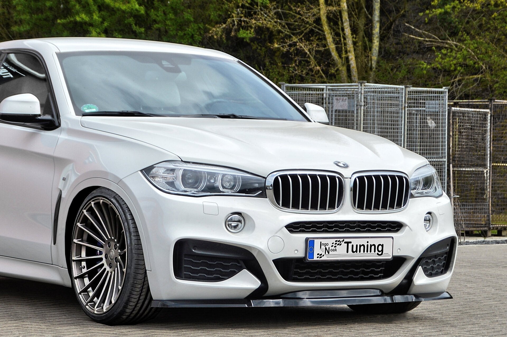 Cup Frontspoilerlippe für BMW X6 F16 mit M-Paket Bj. 2014 -