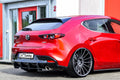 Gefräster Heckansatz aus ABS für Mazda 3 BP