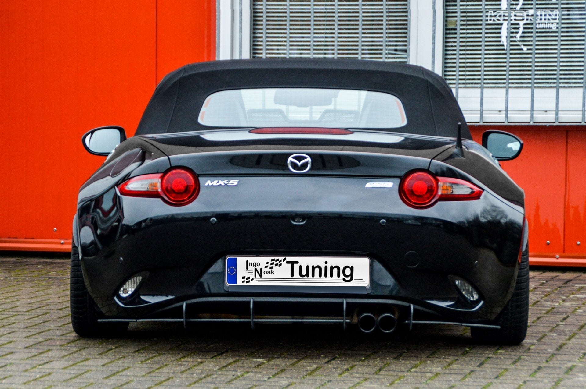 Gefräster Heckansatz mit Seitenflaps aus ABS für Mazda MX-5 ND-RF ab Bj.2015-
