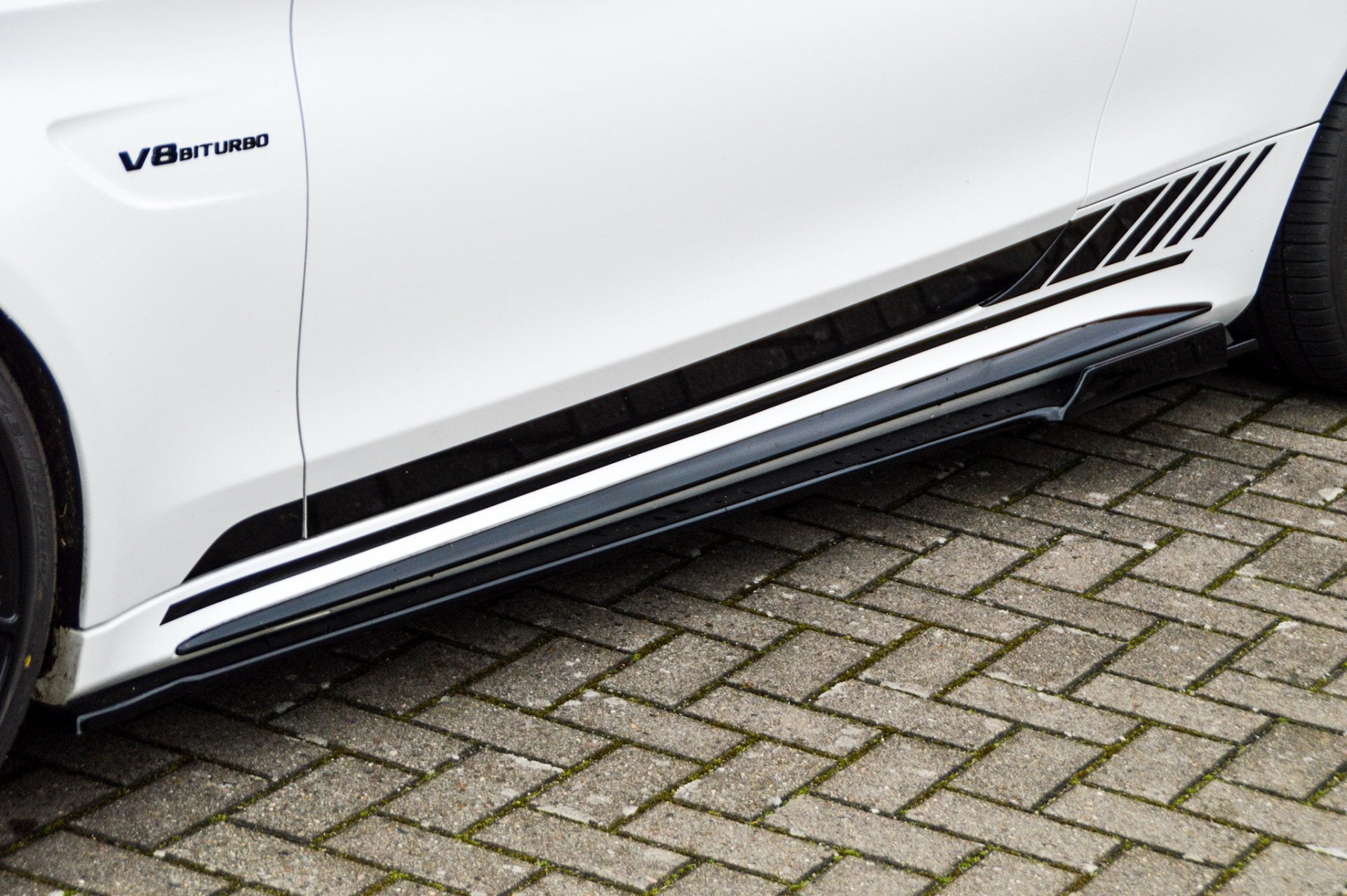 Cup Seitenschweller mit Wing für Mercedes C-Klasse C63AMG C205/A205 Coupe Cabrio