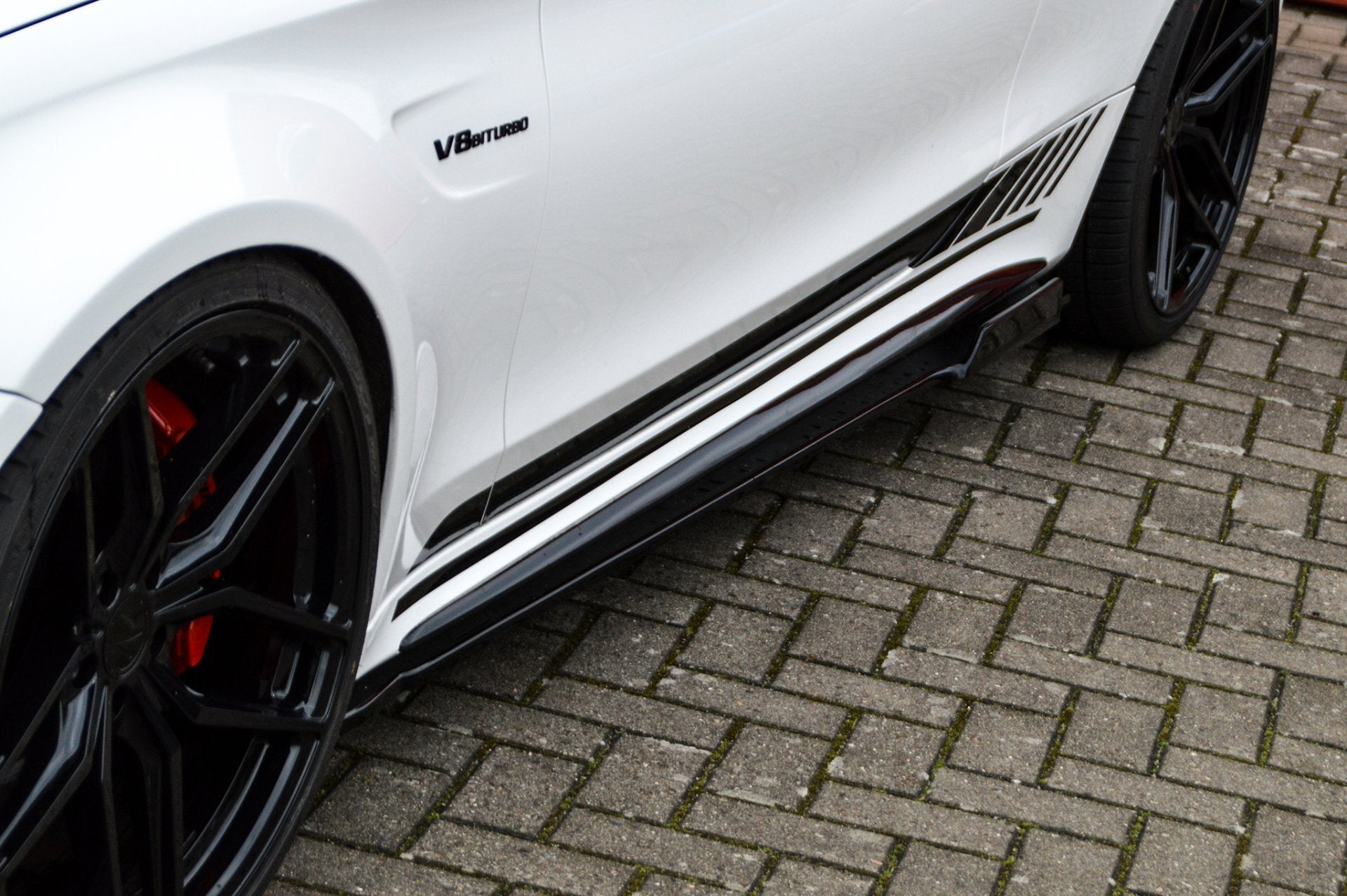 Cup Seitenschweller mit Wing für Mercedes C-Klasse C63AMG C205/A205 Coupe Cabrio