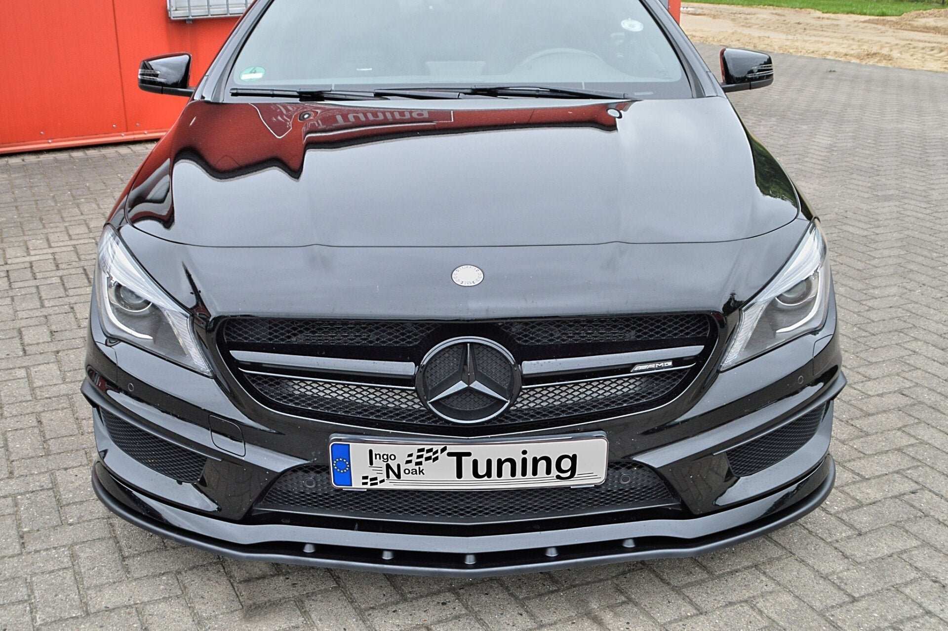 Cup Frontspoilerlippe für Mercedes CLA 45AMG, C117 / 245G Vorfacelift ab Bj.:2012- 2015-