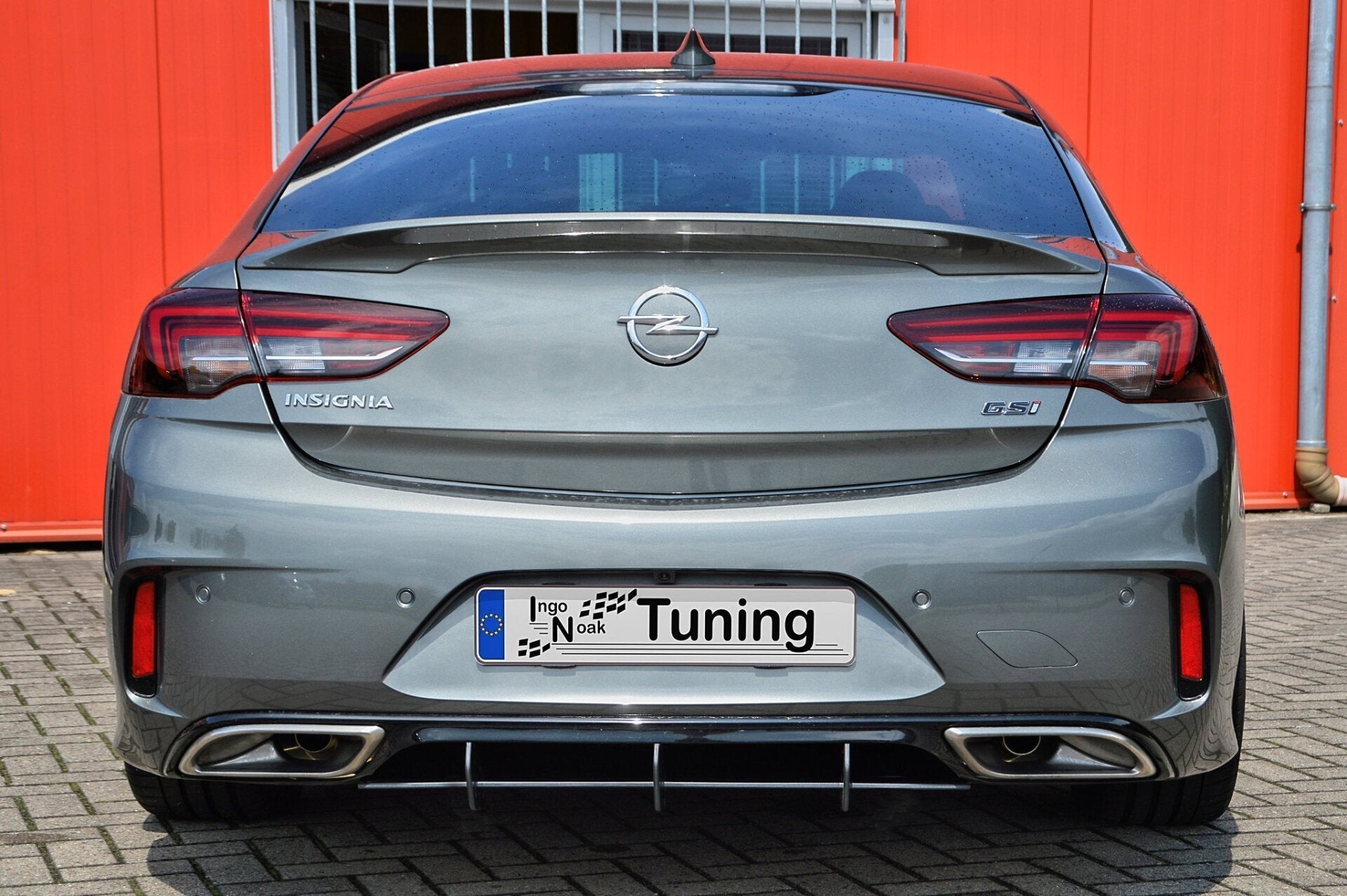 Gefräßter Heckansatz für Opel Insignia B GSI Grand Sport ab 2017-