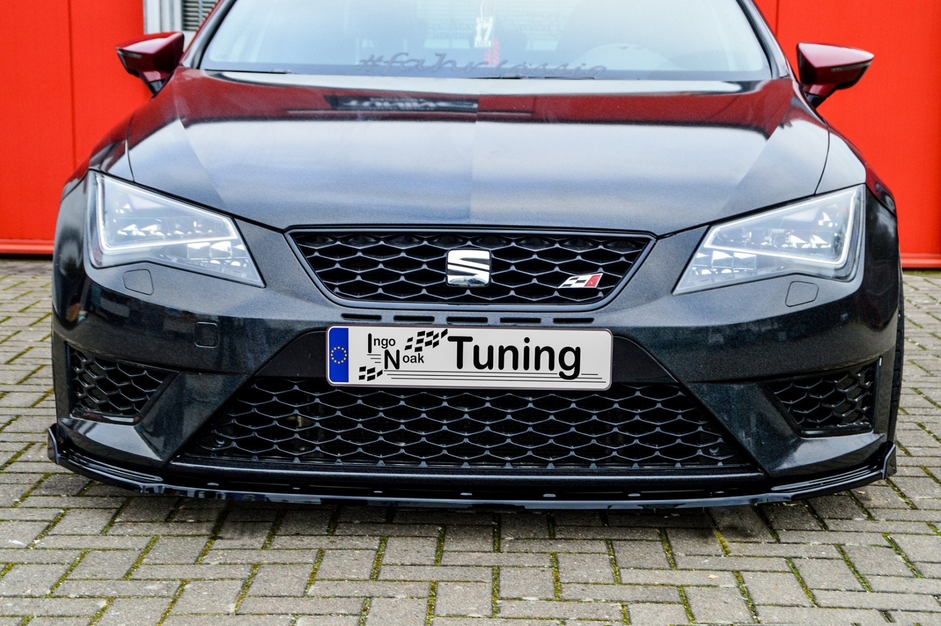 Cup Frontspoilerlippe Phase 2 mit Wing für Seat Leon 5F FR + Cupra