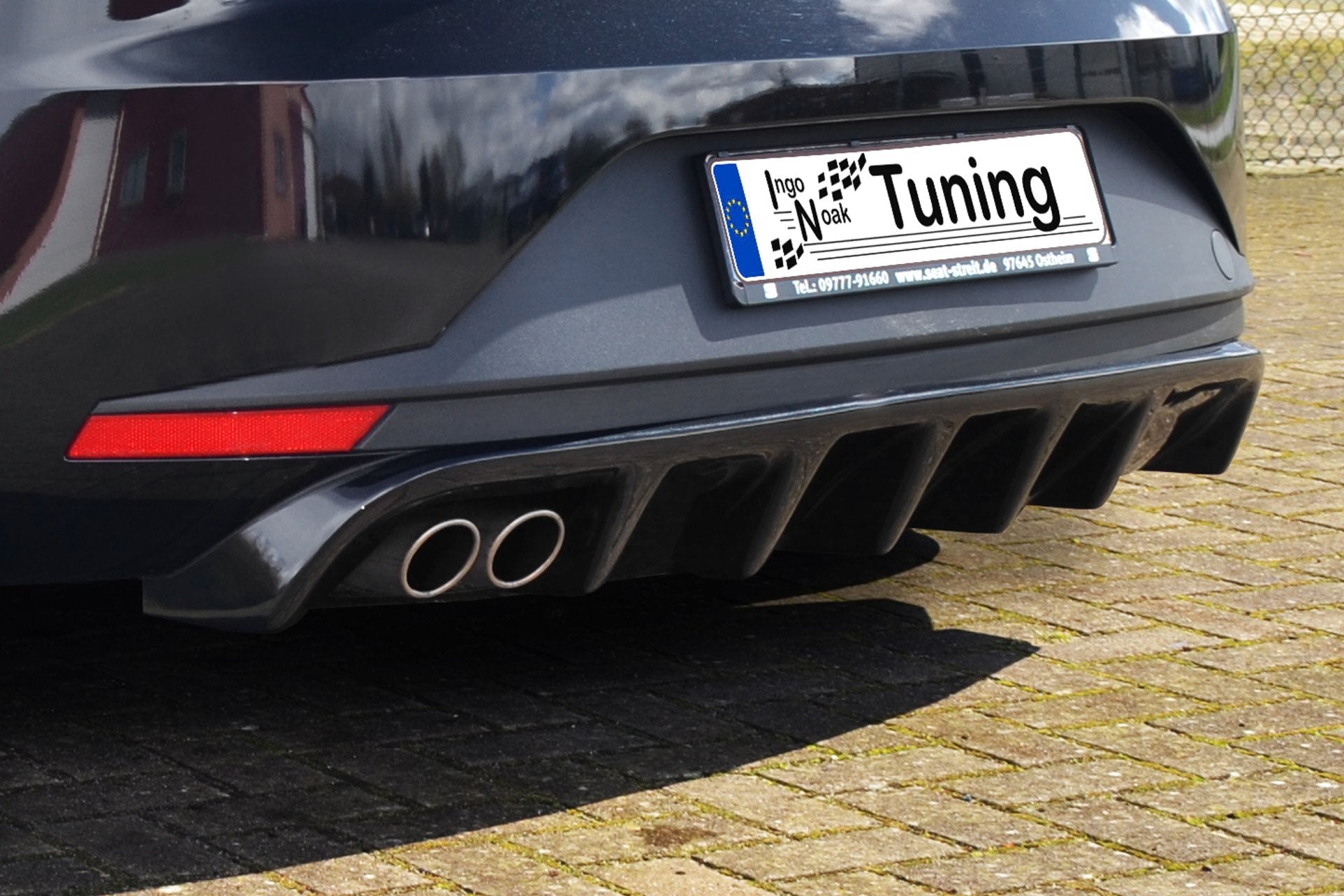 Heckansatz Heckdiffusor für Seat Leon 3 5F