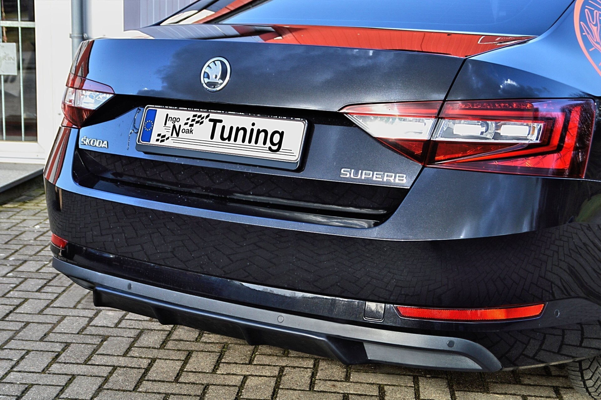 Heckdiffusor / Heckschürze für Skoda Superb 3V ab 2015-
