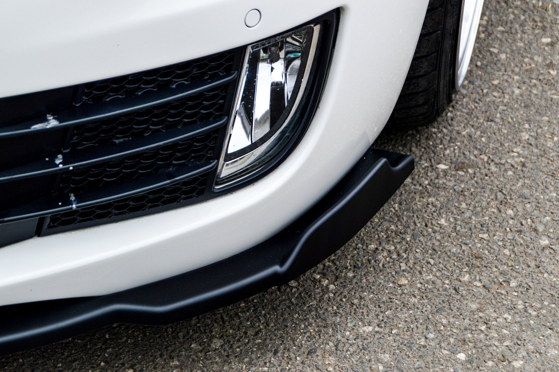 CUP Frontspoilerlippe Phase 2 mit Wing für VW Golf 6 1K