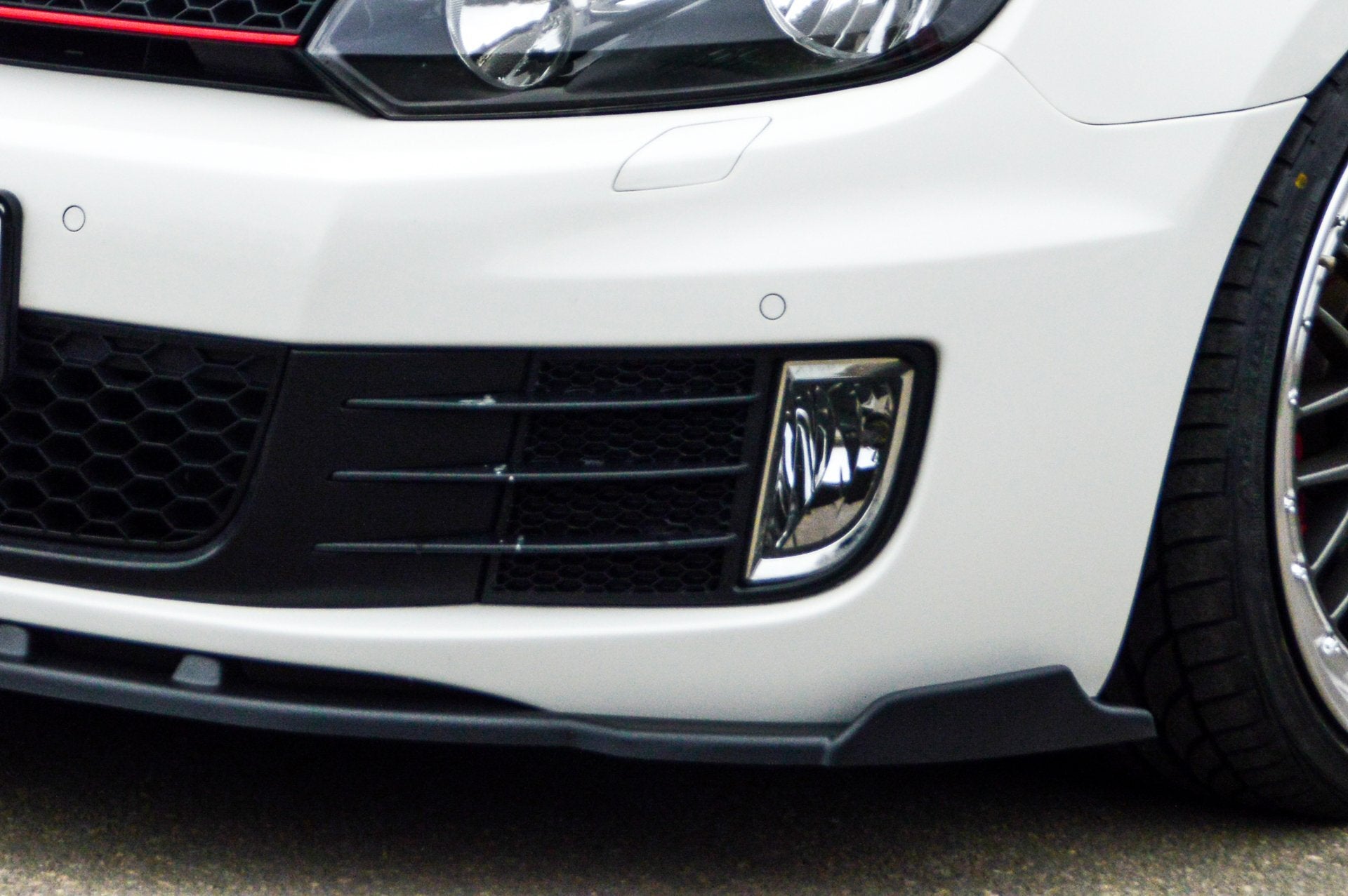 CUP Frontspoilerlippe Phase 2 mit Wing für VW Golf 6 1K