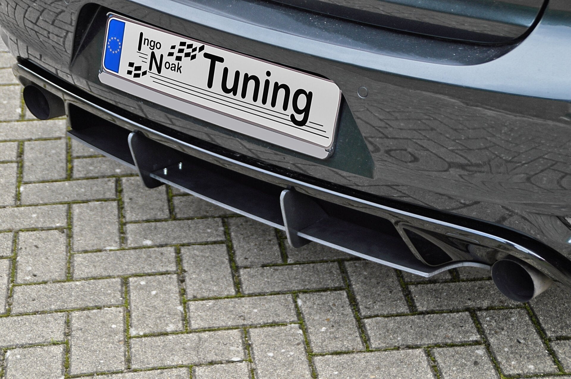Heckansatz mit Finnen für VW Golf 6 GTI + Edition 35