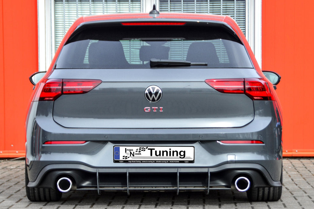 Gefräster Heckansatz Diffusor für VW Golf 8 GTI