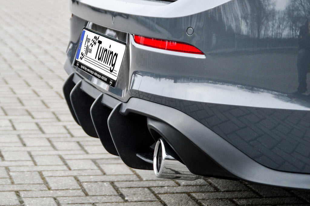 Gefräster Heckansatz Diffusor für VW Golf 8 GTI
