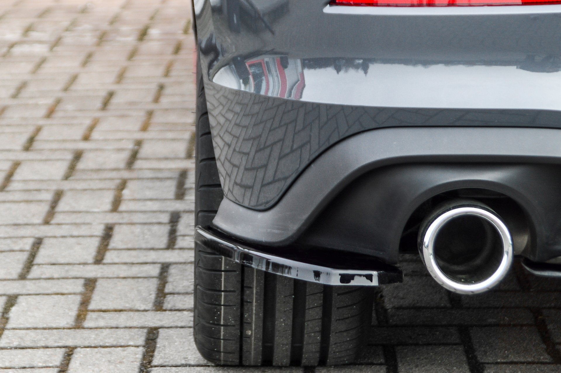 Heckansatz Seitenteile für Golf 8 GTI