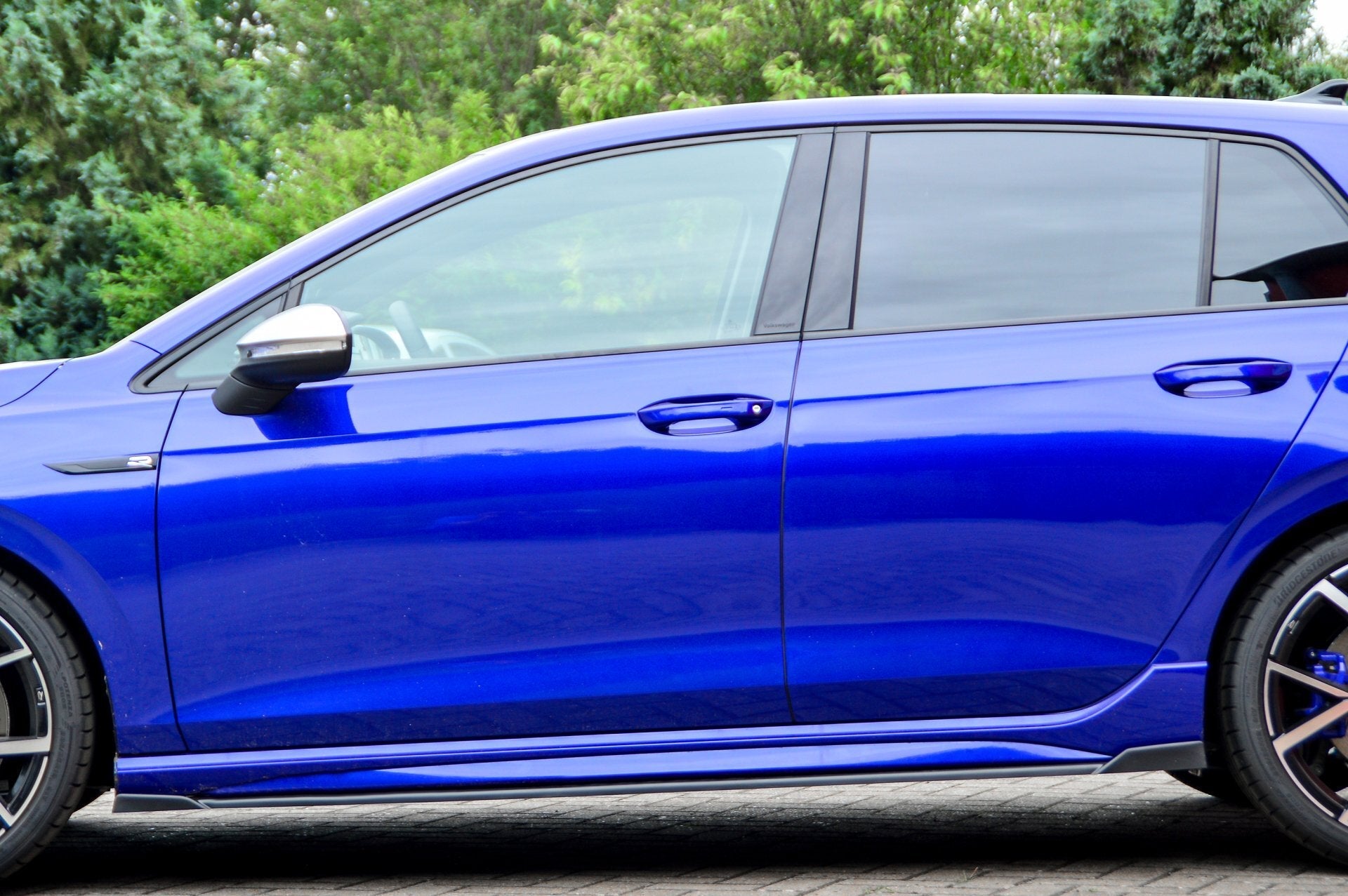 Seitenschweller mit Wing vorne und hinten für VW Golf 8R