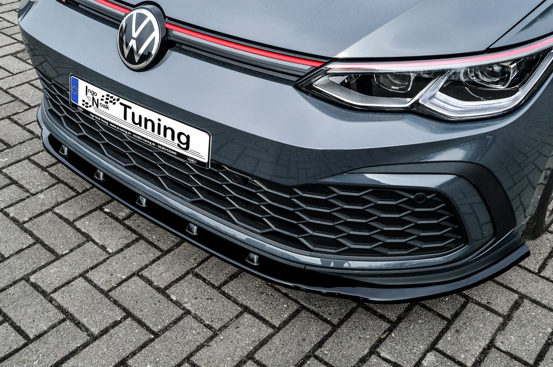CUP Frontspoilerlippe passend für VW Golf 8 GTI + GTD