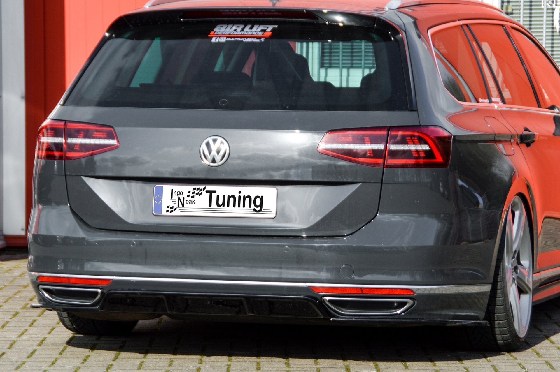 Heckansatz Mittenteil+Seitenteile für VW Passat 3G B8 R-Line