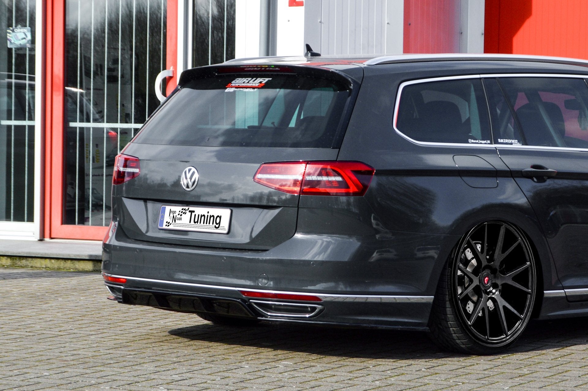 Heckansatz Mittenteil+Seitenteile für VW Passat 3G B8 R-Line