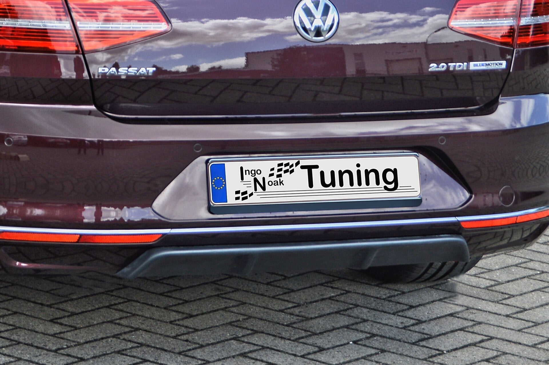 Heckansatz mit Cuplippe für VW Passat 3G B8