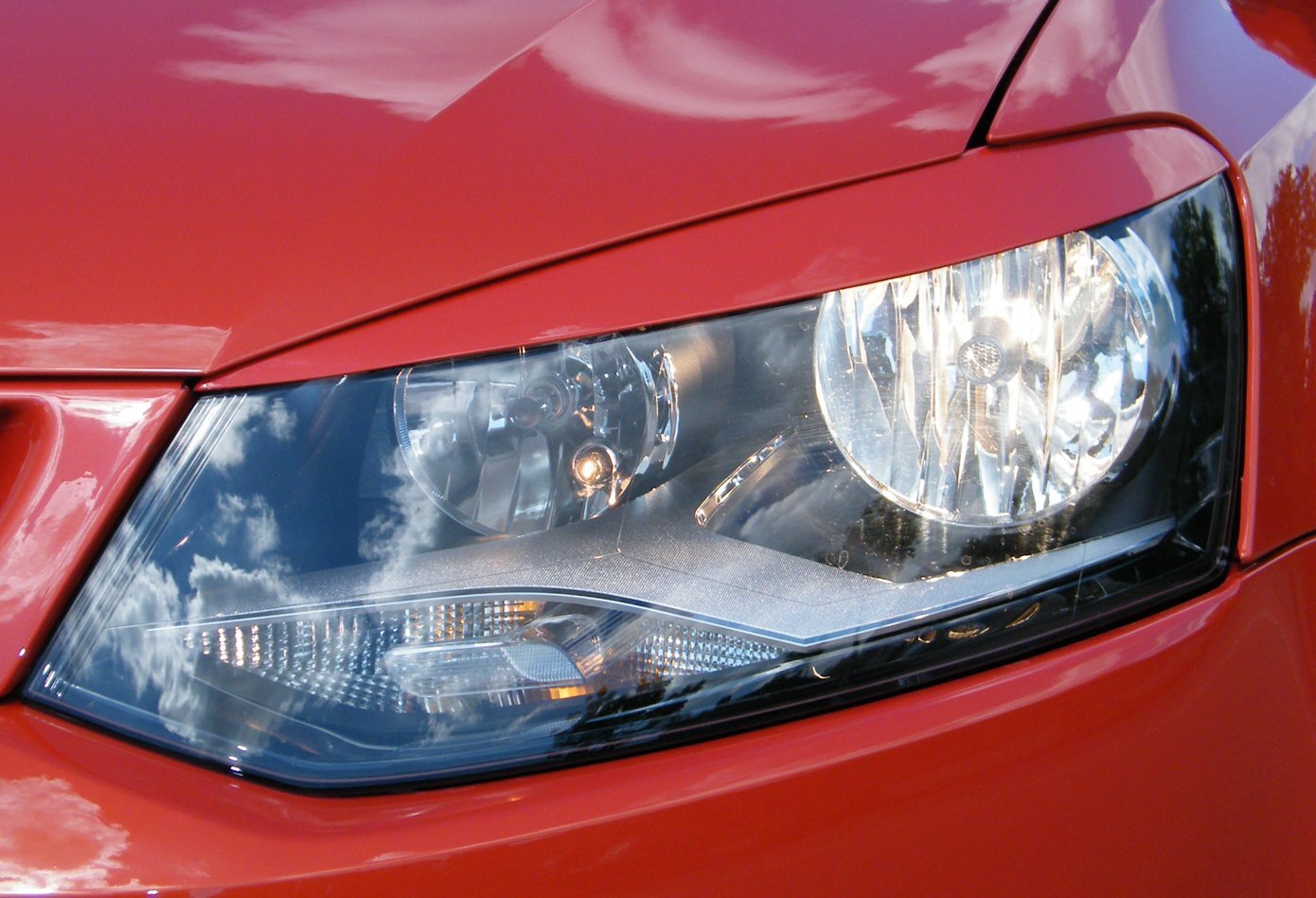 Scheinwerferblendensatz für VW Polo 5 6R