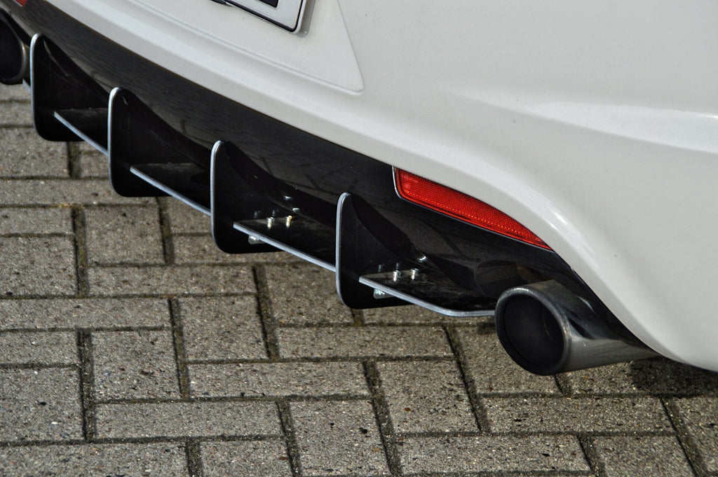 Gefräster Heckansatz mit Finnen für VW Scirocco R 13