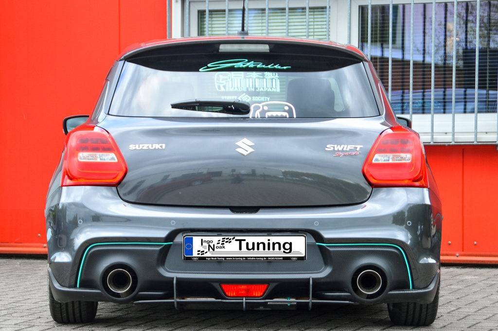 Gefräster Heckansatz mit Finnen für Suzuki Swift Sport RZ/AZ