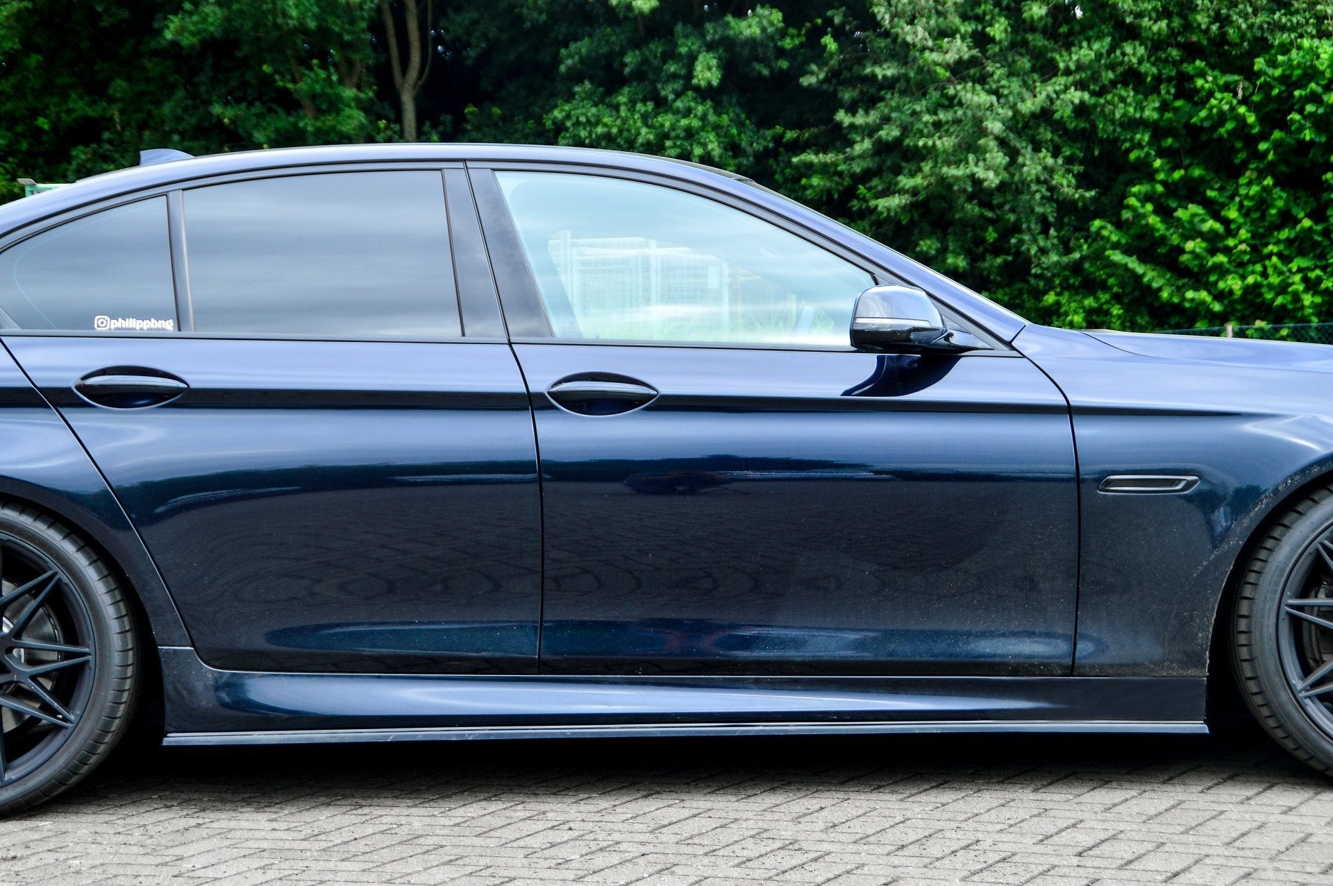 Seitenschweller im Cup Look für BMW 5er mit M-Paket + M5