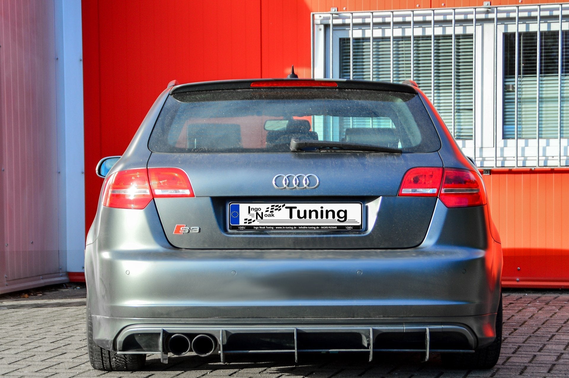 Gefräster Heckansatz für Audi S3 8P Sportback