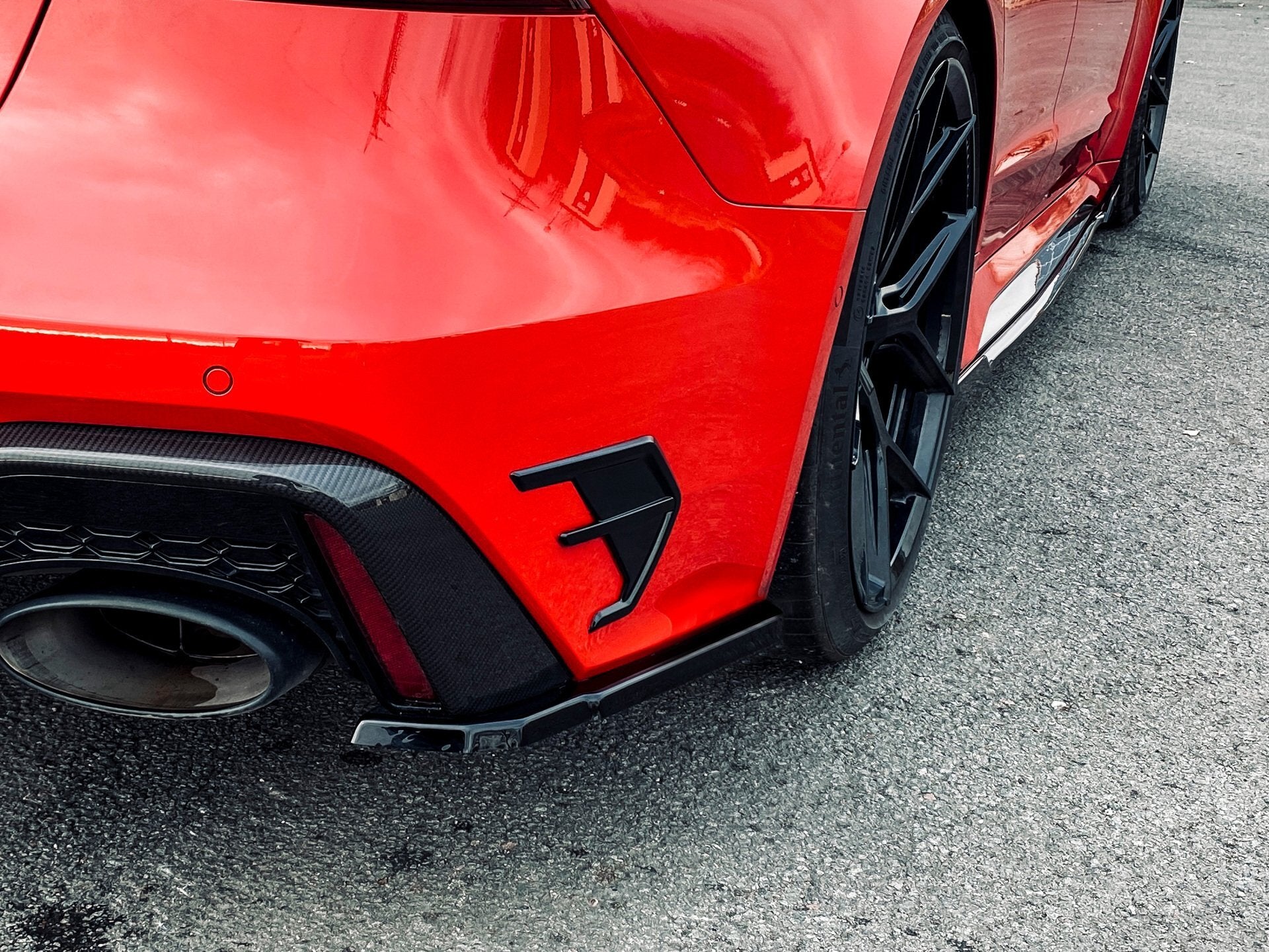 Heckansatz Seitenteile für Audi RS7 8C 4K