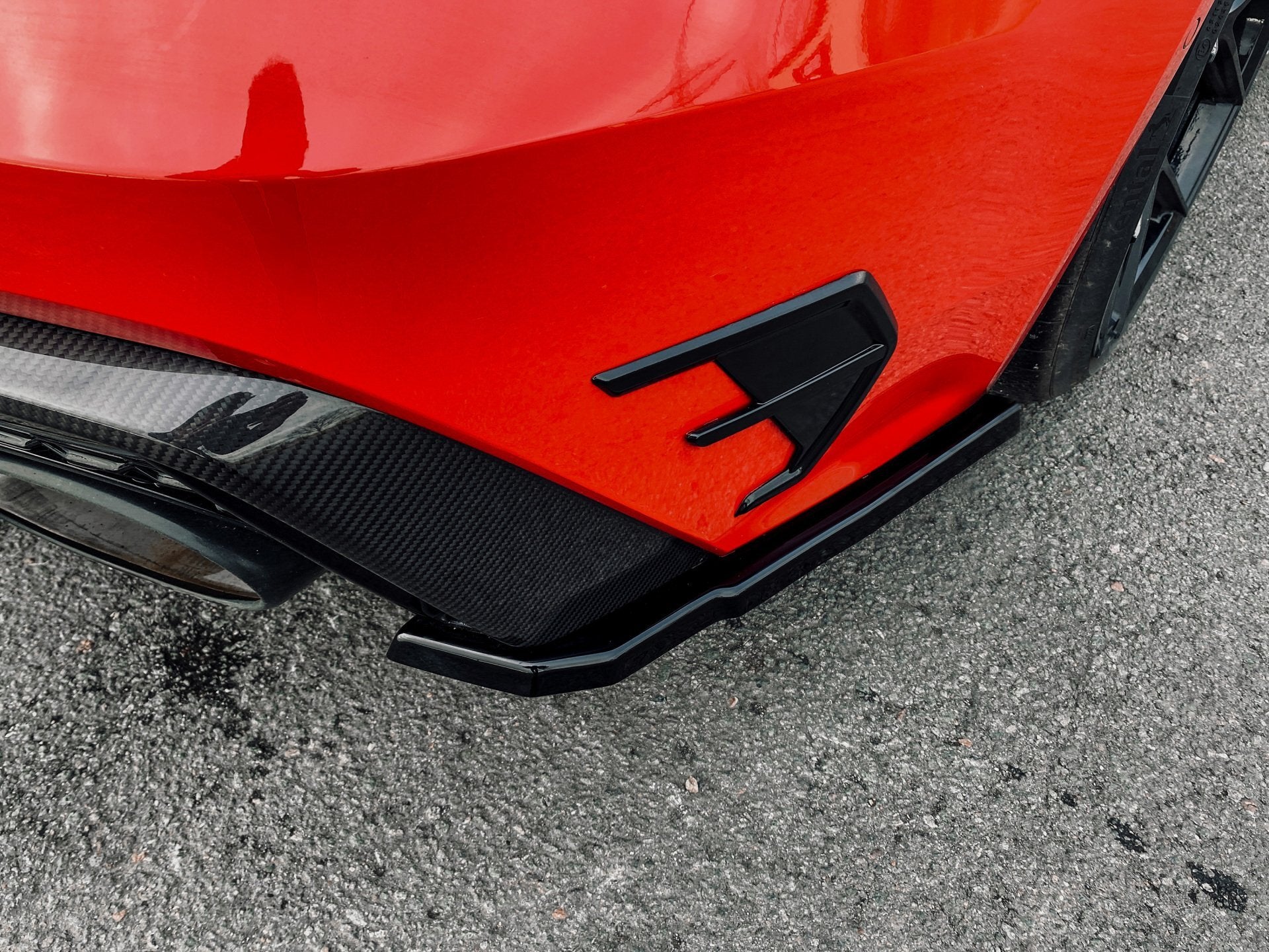 Heckansatz Seitenteile für Audi RS7 8C 4K