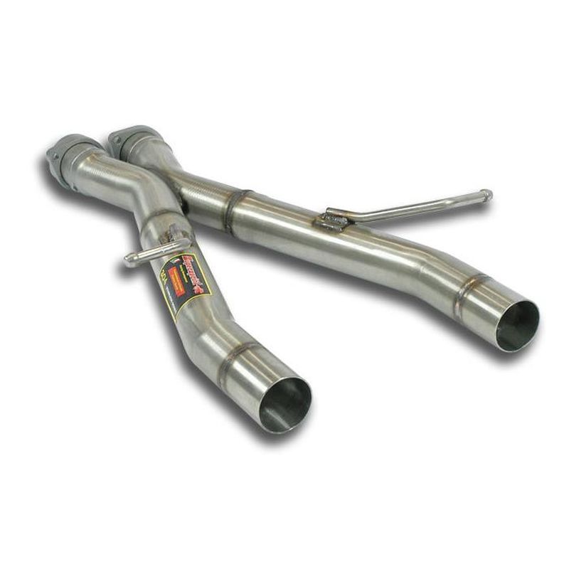 Supersprint Mittelrohrsatz Rechts + Links X-Pipe für Mercedes R171 SLK (2004–2006)