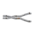 Supersprint Mittelrohrsatz Rechts + Links mit Verbindungsrohr X-Pipe für Ferrari