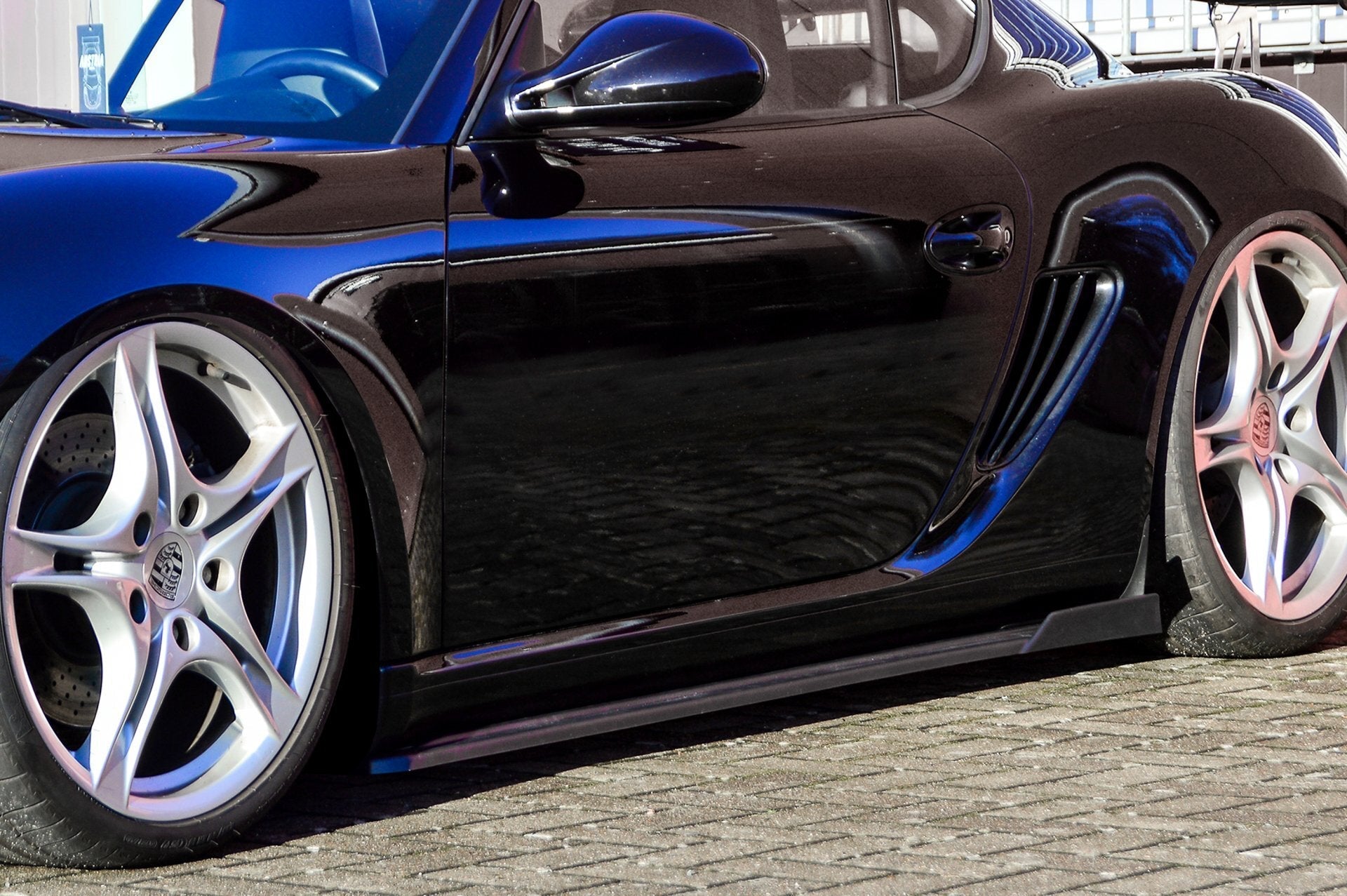 Cup Seitenschweller mit Wing aus ABS für Porsche Boxster 987