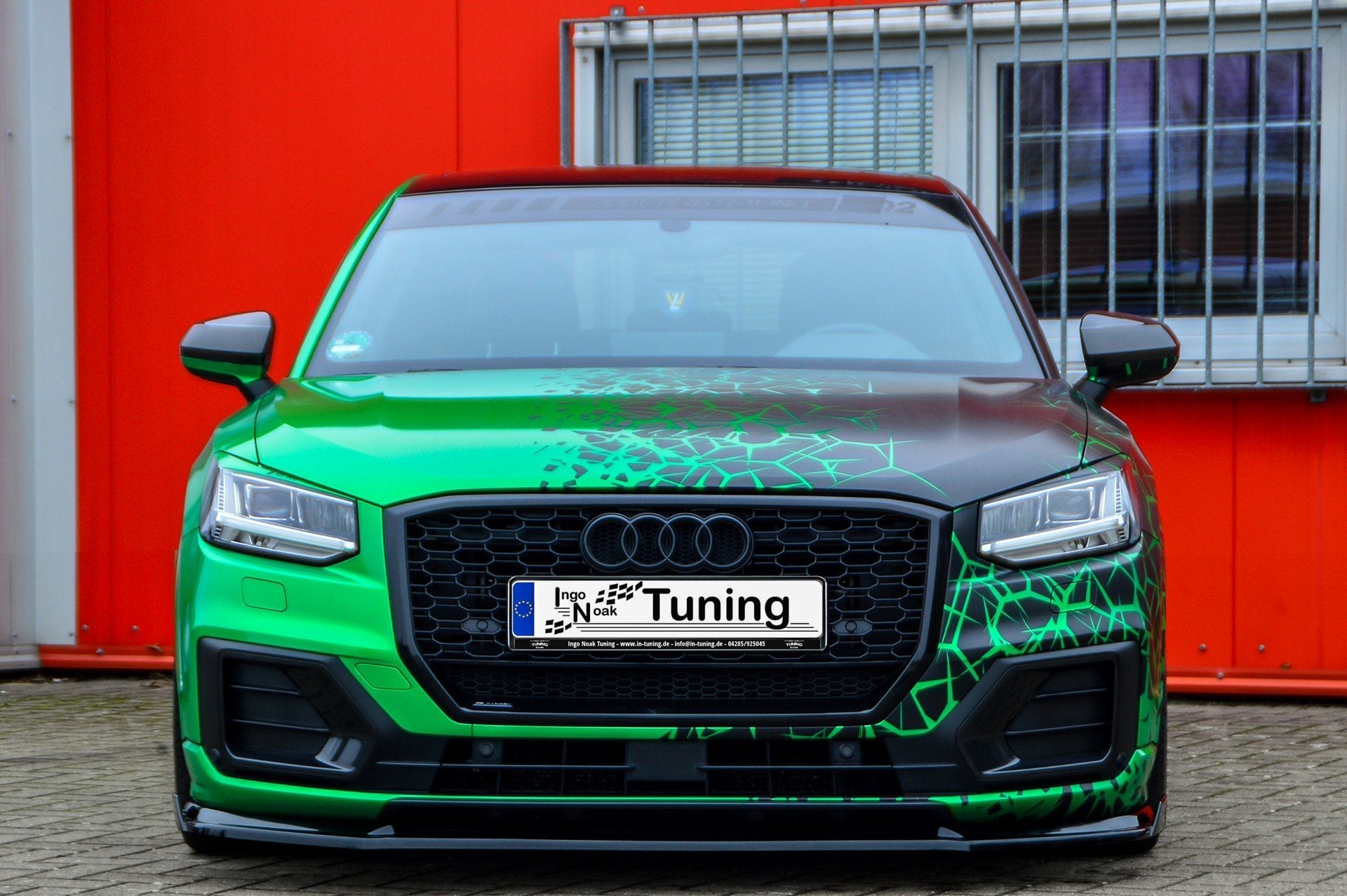 Cup Frontspoilerlippe mit Wing für Audi Q2 GA