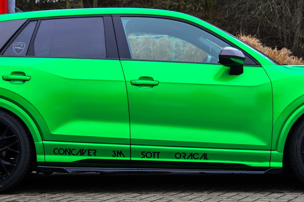 CUP Seitenschweller mit Wing vorne + hinten für Audi Q2 GA