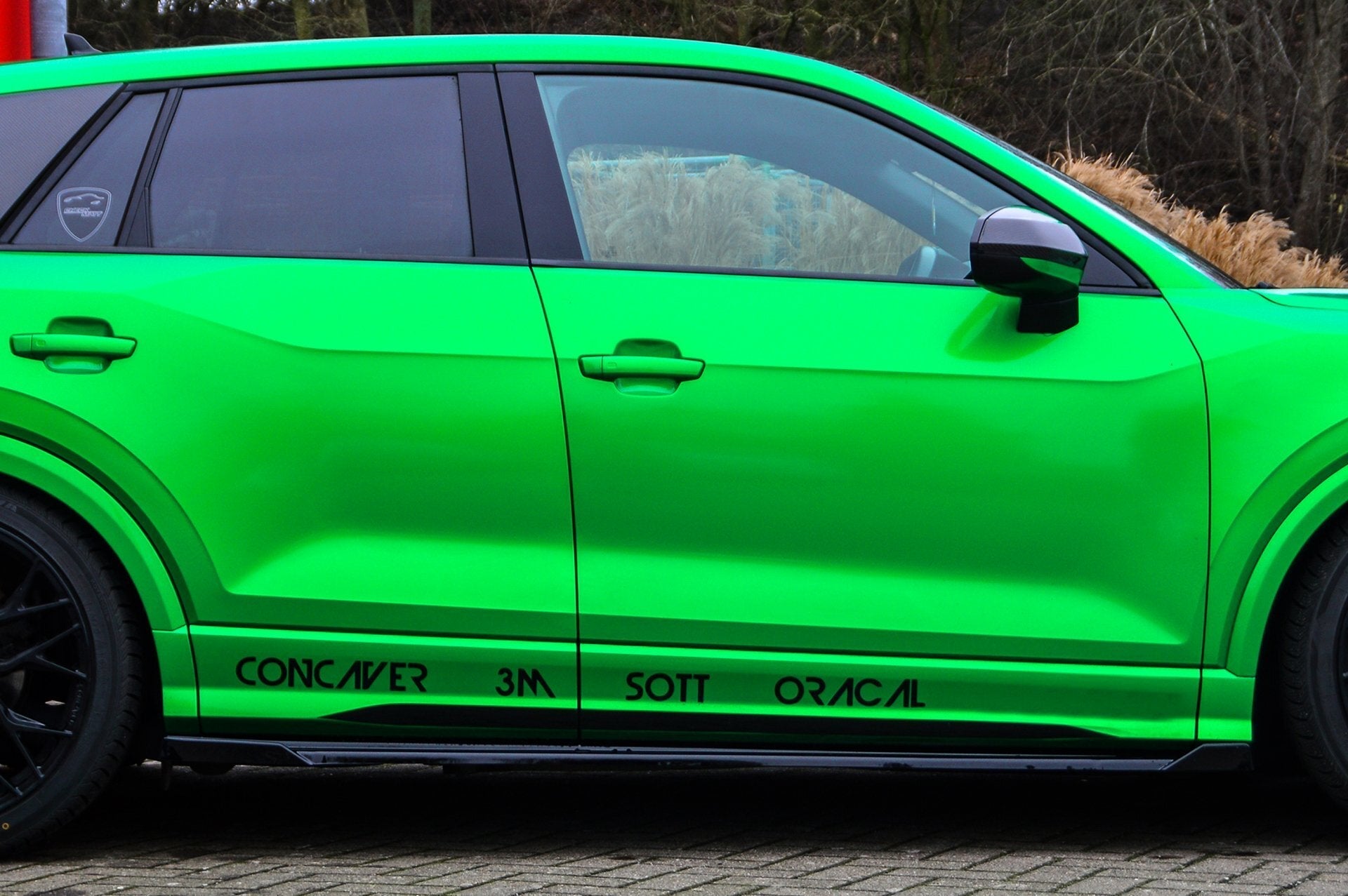 CUP Seitenschweller mit Wing vorne + hinten für Audi Q2 GA