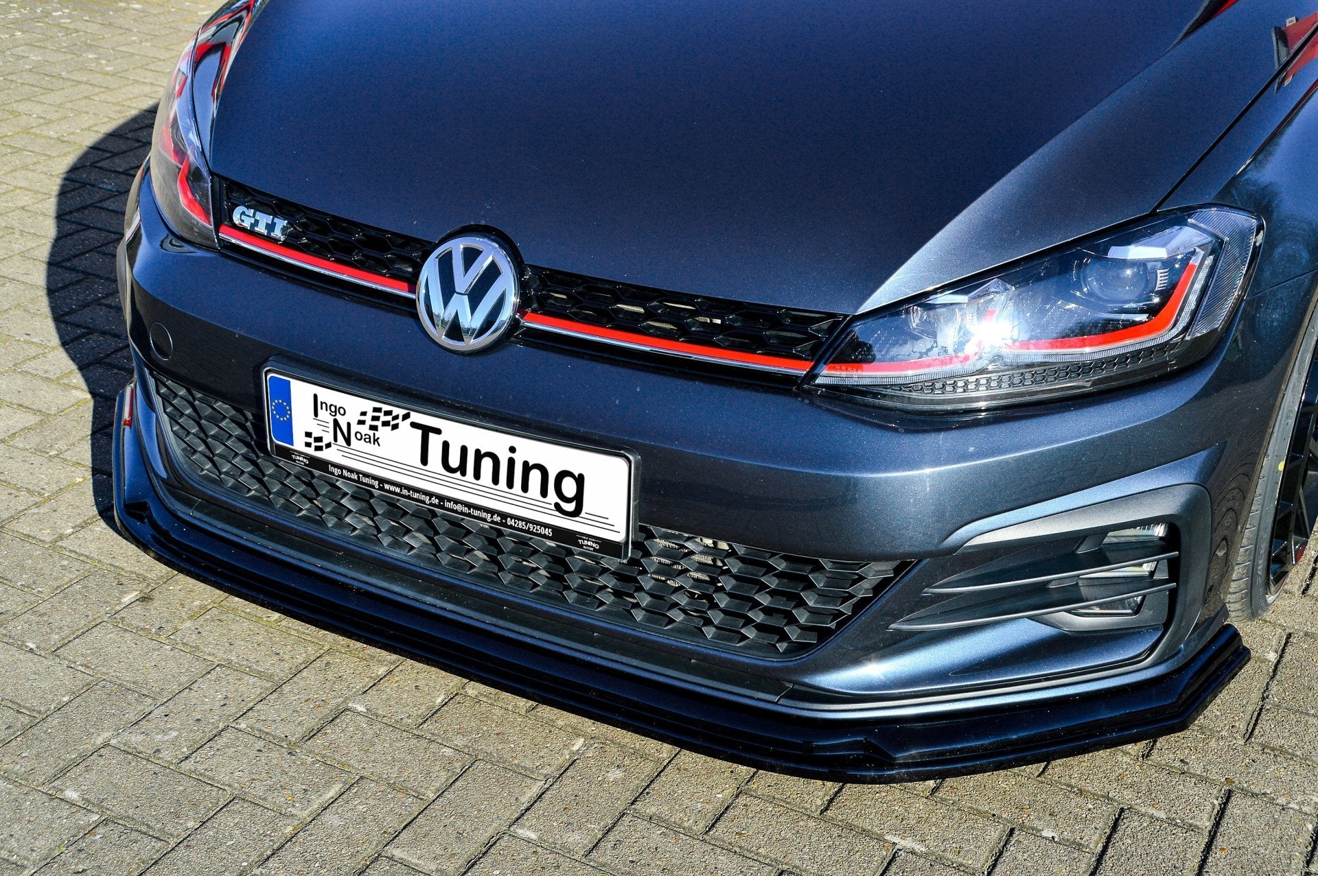 Spoilerschwert Frontspoiler V2 für VW Golf 7 GTI + Performance