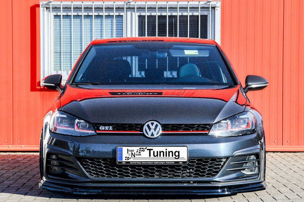 Spoilerschwert Frontspoiler V2 für VW Golf 7 GTI + Performance